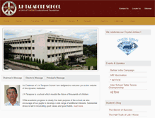 Tablet Screenshot of jhtaraporeschool.com